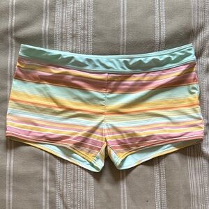 Prana Multicolor Striped Swim Shorts